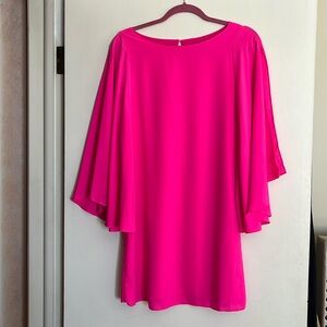 Flirty hot pink dress